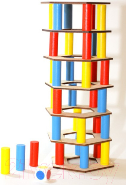 Изображение товара Настольная игра Десятое королевство Сорви башню. Цветная / 02986