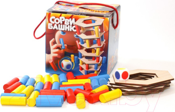 Изображение товара Настольная игра Десятое королевство Сорви башню. Цветная / 02986