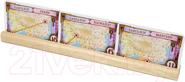 Изображение товара Дополнение к настольной игре Мир Хобби Ticket to Ride: Азия / 915274