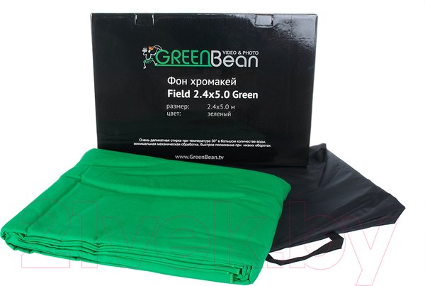 Изображение товара Фон тканевый GreenBean Field 2.4x5.0 Green / 25351