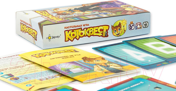 Изображение товара Настольная игра Эврикус Котоквест / BG-12032