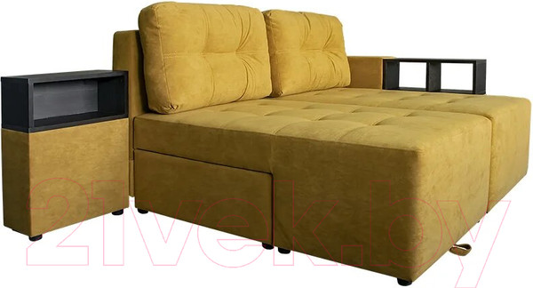Изображение товара Диван угловой Lama мебель Пингвин-2/20 левый (Ultra Mustard)