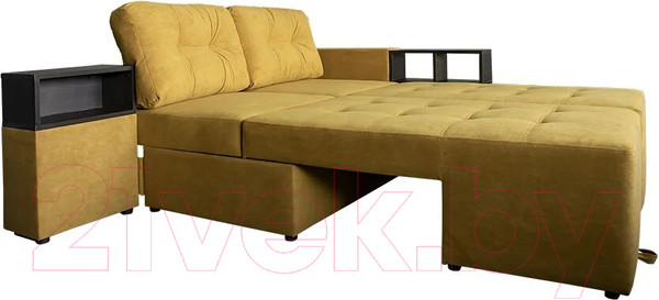 Изображение товара Диван угловой Lama мебель Пингвин-2/20 левый (Ultra Mustard)