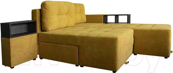 Изображение товара Диван угловой Lama мебель Пингвин-2/20 левый (Ultra Mustard)