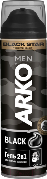 Изображение товара Гель для бритья Arko Black 2 в 1 (200мл)