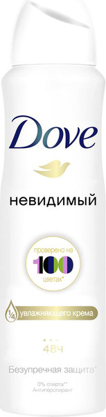 Изображение товара Антиперспирант-спрей Dove Невидимый (150мл)