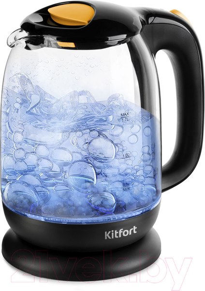 Изображение товара Электрочайник Kitfort KT-625-4 (желтый)