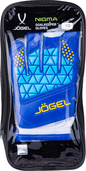 Изображение товара Перчатки вратарские Jogel Nigma Training Flat (синий, р-р 10)