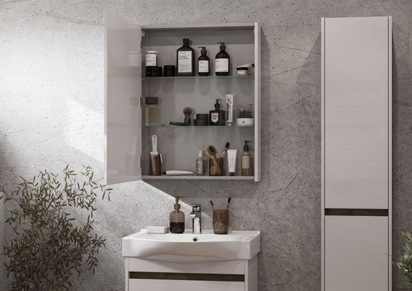 Изображение товара Шкаф с зеркалом для ванной Акватон Нортон 65 (1A249102NT010)