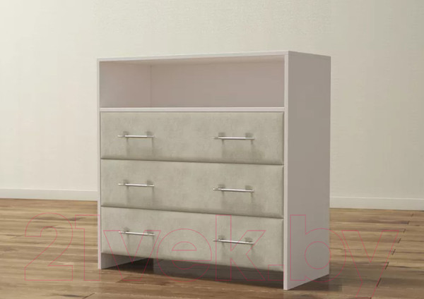 Изображение товара Комод Proson Varna 90x40x90 (белый/молочный)