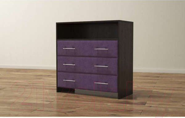 Изображение товара Комод Proson Varna 90x40x90 (венге/фиолетовый)