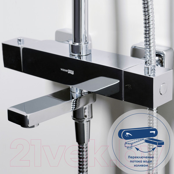 Изображение товара Душевая система со смесителем Wasserkraft Thermo A19901