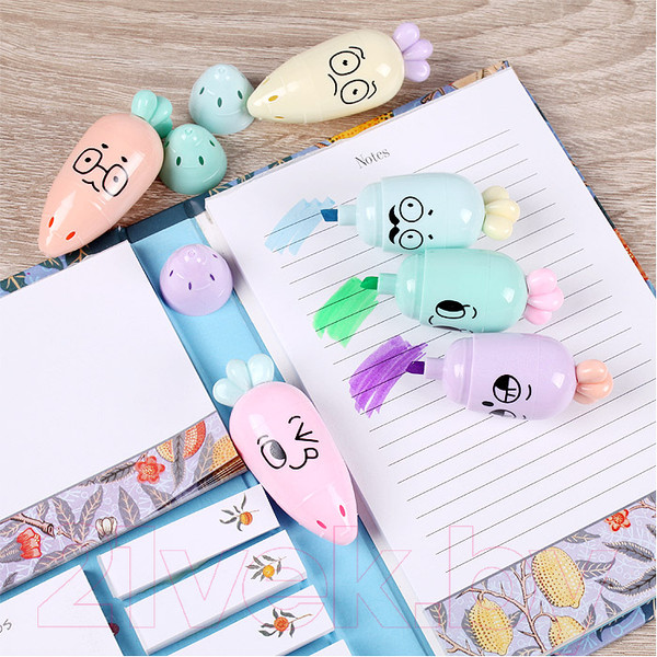 Изображение товара Набор маркеров Darvish Морковка / DV-12674 (6цв)