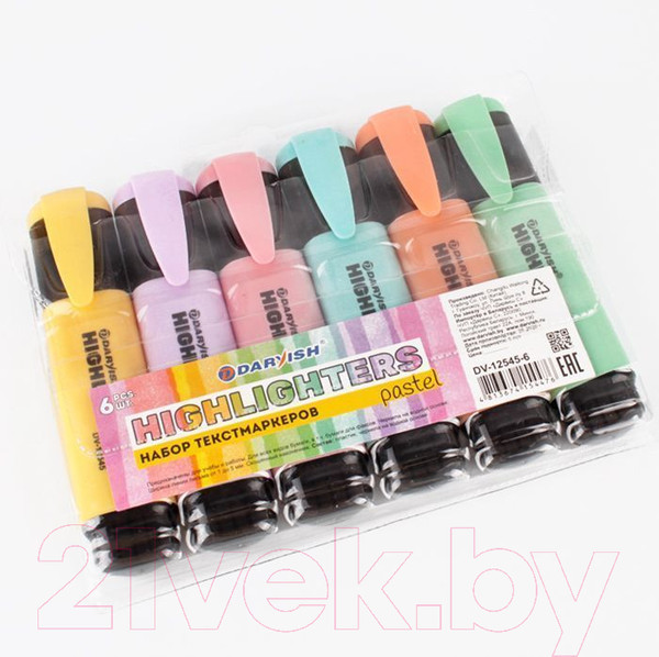 Изображение товара Набор маркеров Darvish DV-12545-6 (6шт)