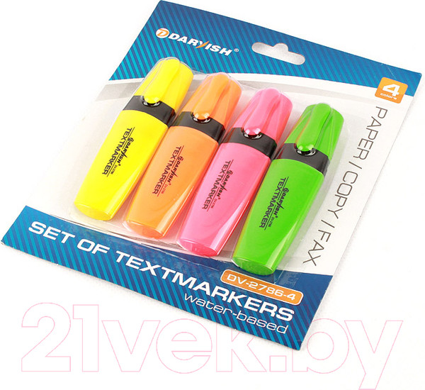Изображение товара Набор маркеров Darvish DV-2786-4 (4шт)