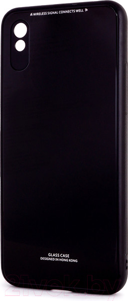 Изображение товара Чехол-накладка Case Glassy для Redmi 9А (черный)