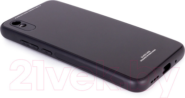 Изображение товара Чехол-накладка Case Glassy для Redmi 9А (черный)