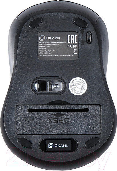 Изображение товара Мышь Оклик 415MW (черный)