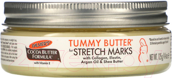 Изображение товара Косметическое масло для мам Palmers Tummy ButterJar твердое масло против растяжек (125мл)