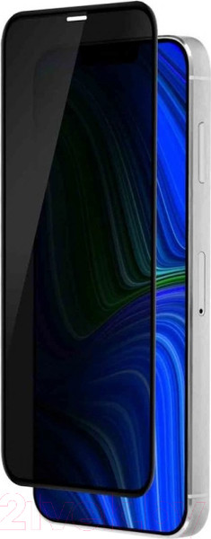 Изображение товара Защитное стекло для телефона Case Full Glue Privacy для iPhone 12 Pro Max (черный глянец)