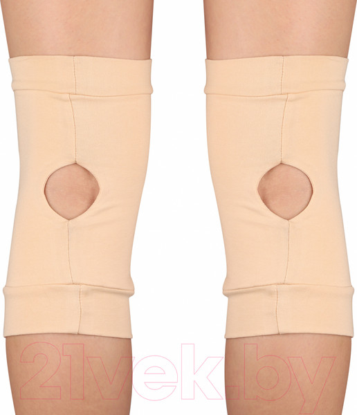Изображение товара Наколенники защитные Indigo Sport SM-113 (M, бежевый)