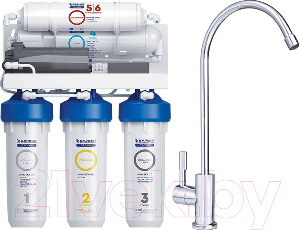 Изображение товара Система обратного осмоса БАРЬЕР Профи Осмо 100 Boost