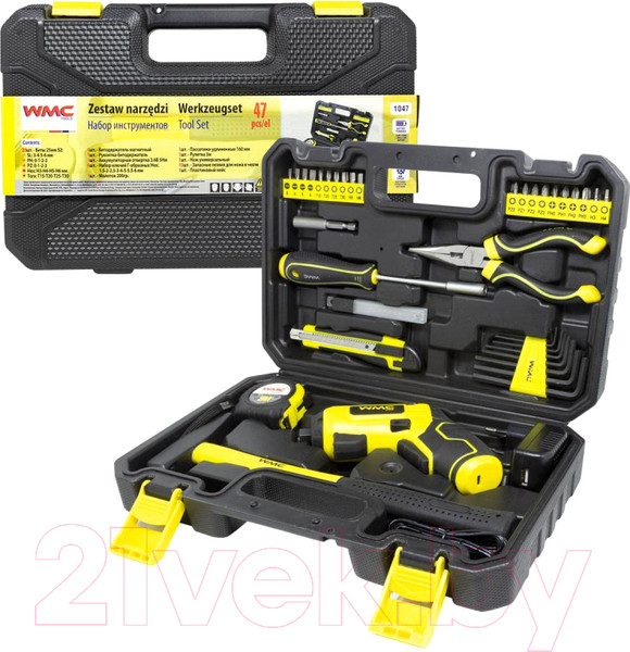 Изображение товара Универсальный набор инструментов WMC Tools 1047