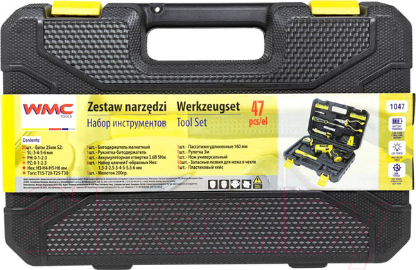 Изображение товара Универсальный набор инструментов WMC Tools 1047