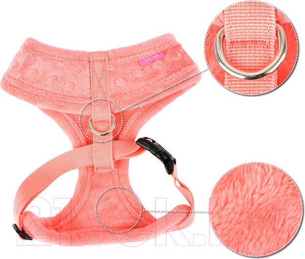 Изображение товара Шлея-жилетка для животных Pinkaholic Polina / NASD-HA7506-HP-L (розовый)