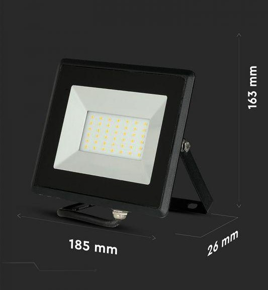 Изображение товара Прожектор V-TAC 30W 2550 LM 6500K / SKU-5954 (черный)