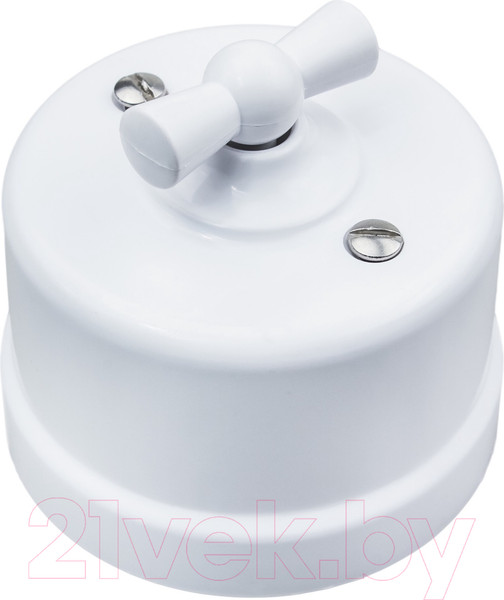 Изображение товара Выключатель Bironi B1-202-21 (белый)