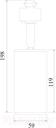 Изображение товара Трековый светильник Elektrostandard Svit GU10 MRL 1013 (белый/хром)
