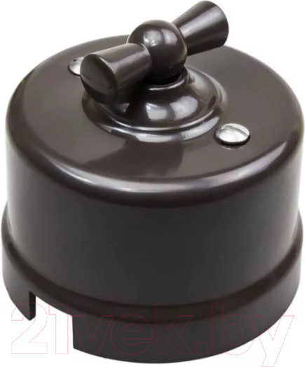 Изображение товара Выключатель Bironi B1-201-22 (коричневый)