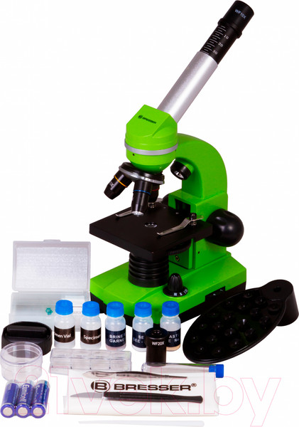 Изображение товара Микроскоп оптический Bresser Junior Biolux SEL 40-1600x / 74319 (зеленый)