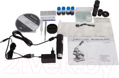 Изображение товара Микроскоп цифровой Bresser Junior 40x-1024x / 26754 (кейс)