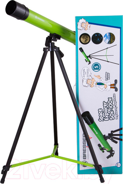 Изображение товара Телескоп Bresser Junior Space Explorer 45/600 AZ / 70130 (зеленый)