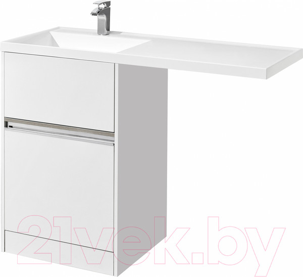 Изображение товара Тумба с умывальником Акватон Лондри 60 (1A2359K1LH010)