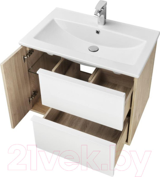 Изображение товара Тумба с умывальником Акватон Бостон 75 (1A2526K1BN010)