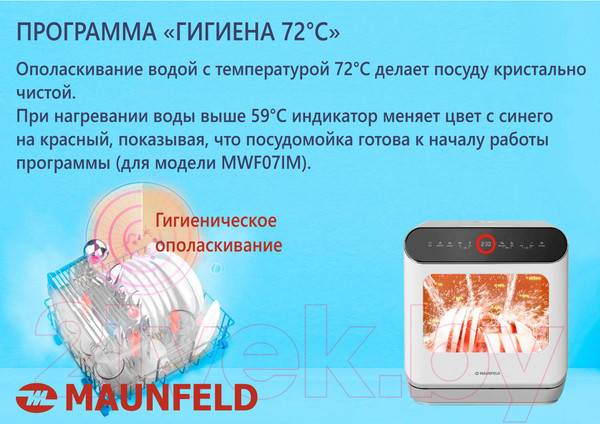Изображение товара Посудомоечная машина Maunfeld MWF 07IM