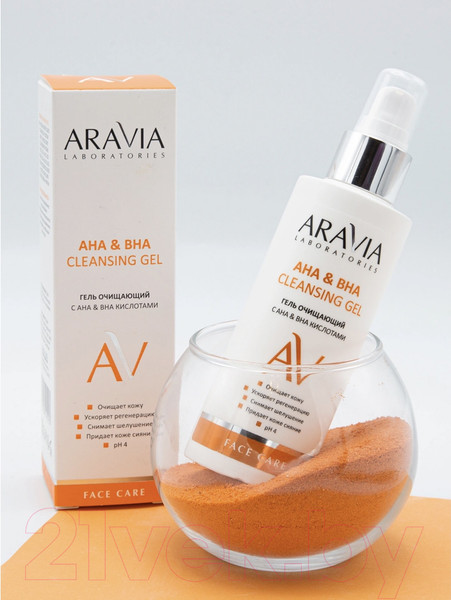 Изображение товара Гель для умывания Aravia Laboratories АНА & ВНА Cleansing Gel (150мл)
