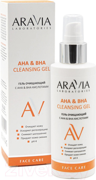 Изображение товара Гель для умывания Aravia Laboratories АНА & ВНА Cleansing Gel (150мл)