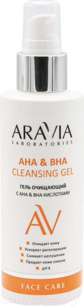 Изображение товара Гель для умывания Aravia Laboratories АНА & ВНА Cleansing Gel (150мл)