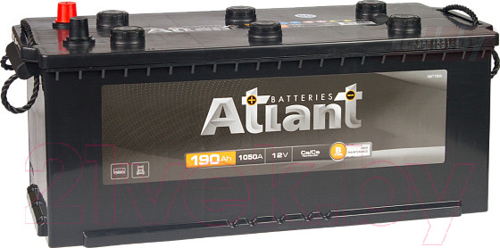Изображение товара Автомобильный аккумулятор Atlant Black R+ (190 А/ч)