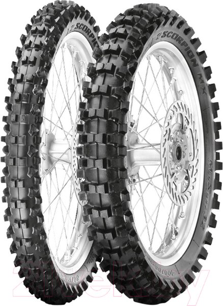 Изображение товара Мотошина передняя Pirelli Scorpion MX Mid Soft 32 60/100-12 36M TT NHS