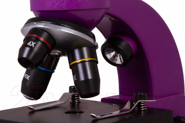 Изображение товара Микроскоп оптический Bresser Junior Biolux SEL 40–1600x / 74321 (фиолетовый)