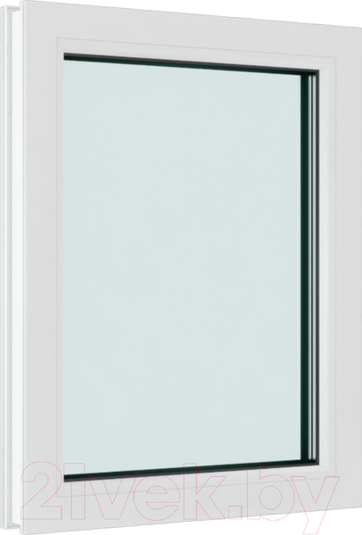 Изображение товара Окно ПВХ Brusbox Одностворчатое Глухое 2 стекла (1000х800х60)
