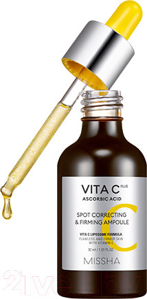 Изображение товара Сыворотка для лица Missha Vita C Plus Spot Correcting & Firming Ampoule (30мл)