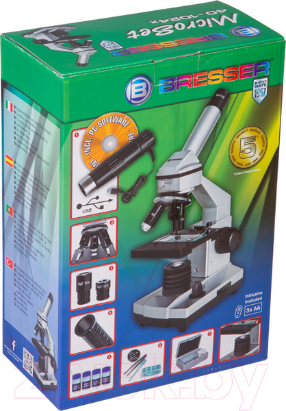 Изображение товара Микроскоп оптический Bresser Junior 40x-1024x / 26753