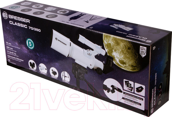 Изображение товара Телескоп Bresser Classic 70/350 AZ / 71114
