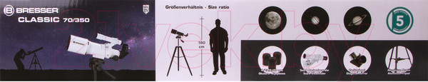 Изображение товара Телескоп Bresser Classic 70/350 AZ / 71114